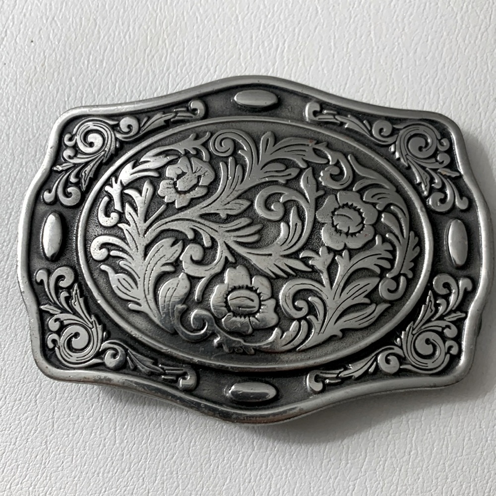 Great American Products USA Fine Pewter Belt Buckle vintage